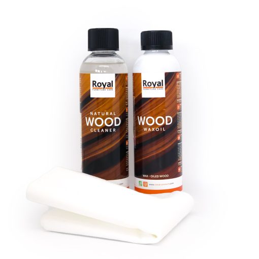 Royal Wood Care Kit wax&oil - Afbeelding 2